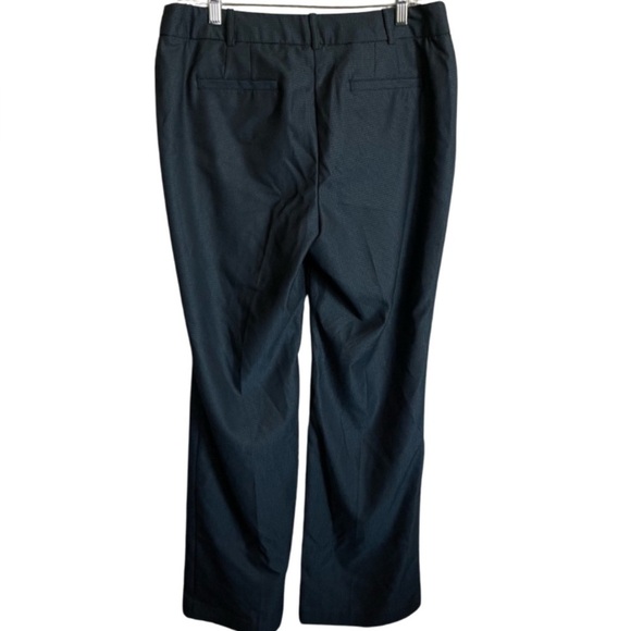 Worthington Curvy Fit Classic Navy Checkered Dress Pants Size 10 - Picture 2 of 8